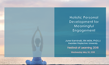Holistic Personal Development for Meaningful Engagement
